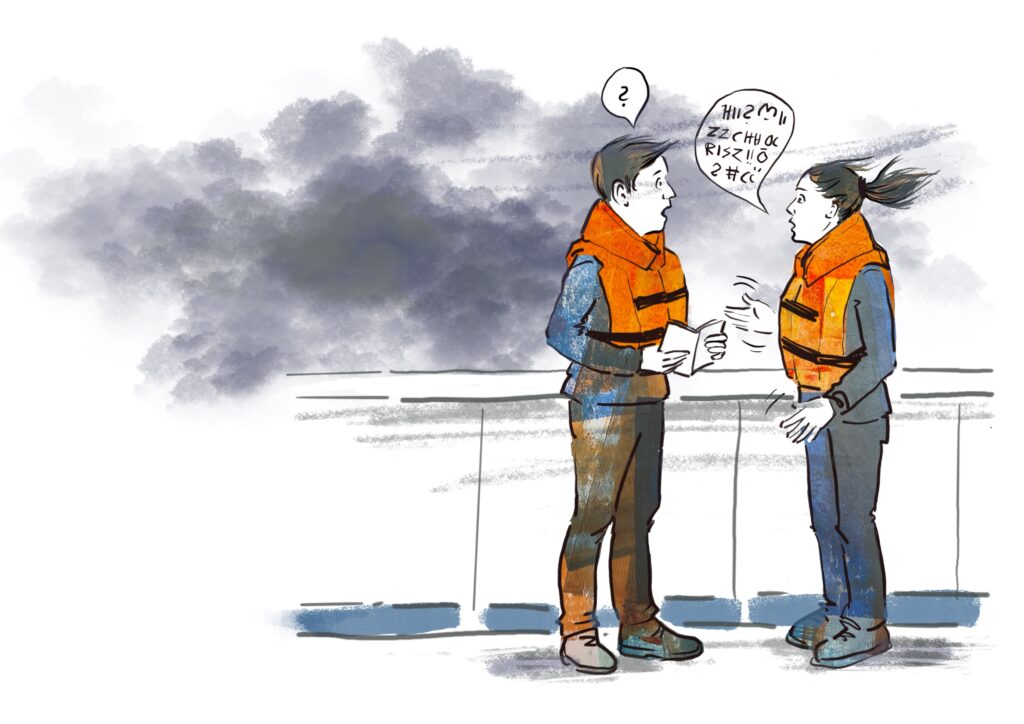 Språkkrav Illustration: Jenny Wik