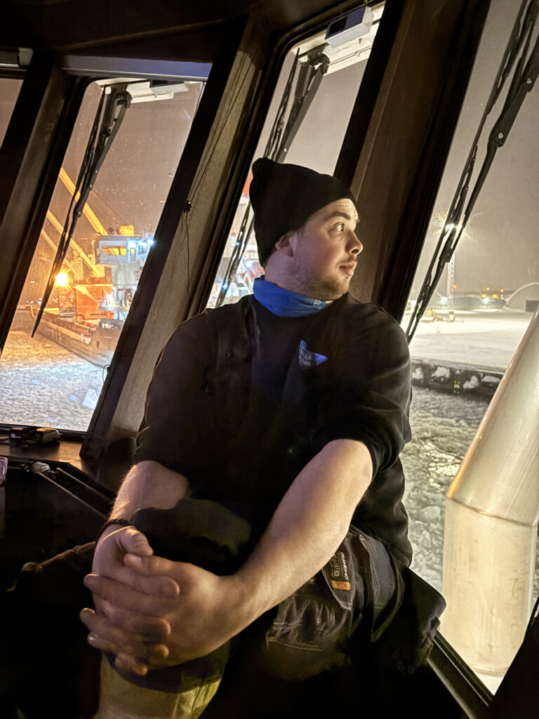 Luleå bogserbåt Luleå hamn is vinter Vilja