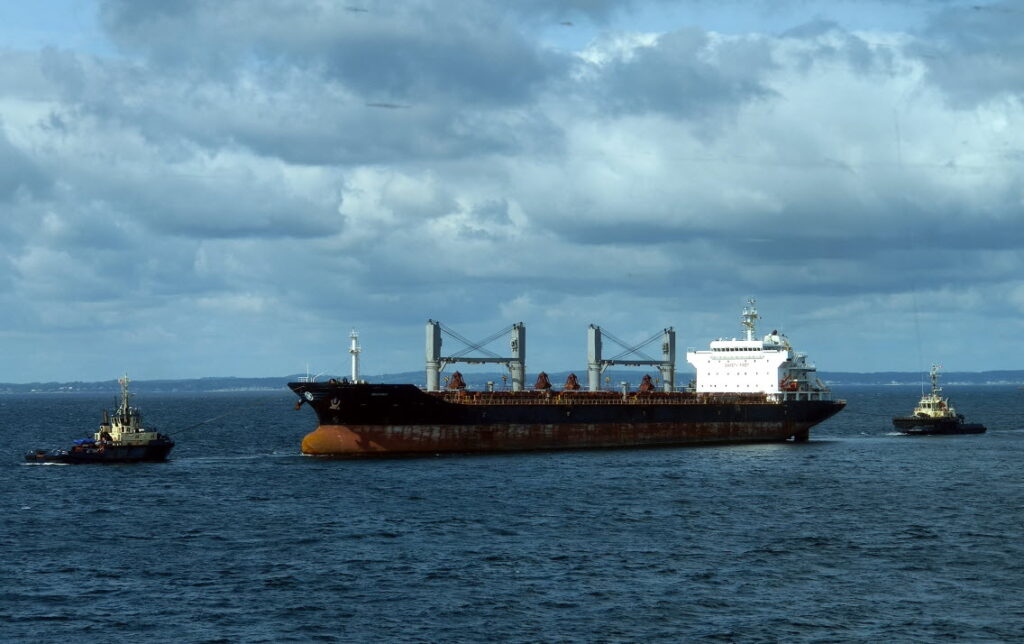 Meshka grundstötning i Öresund utanför Landskrona