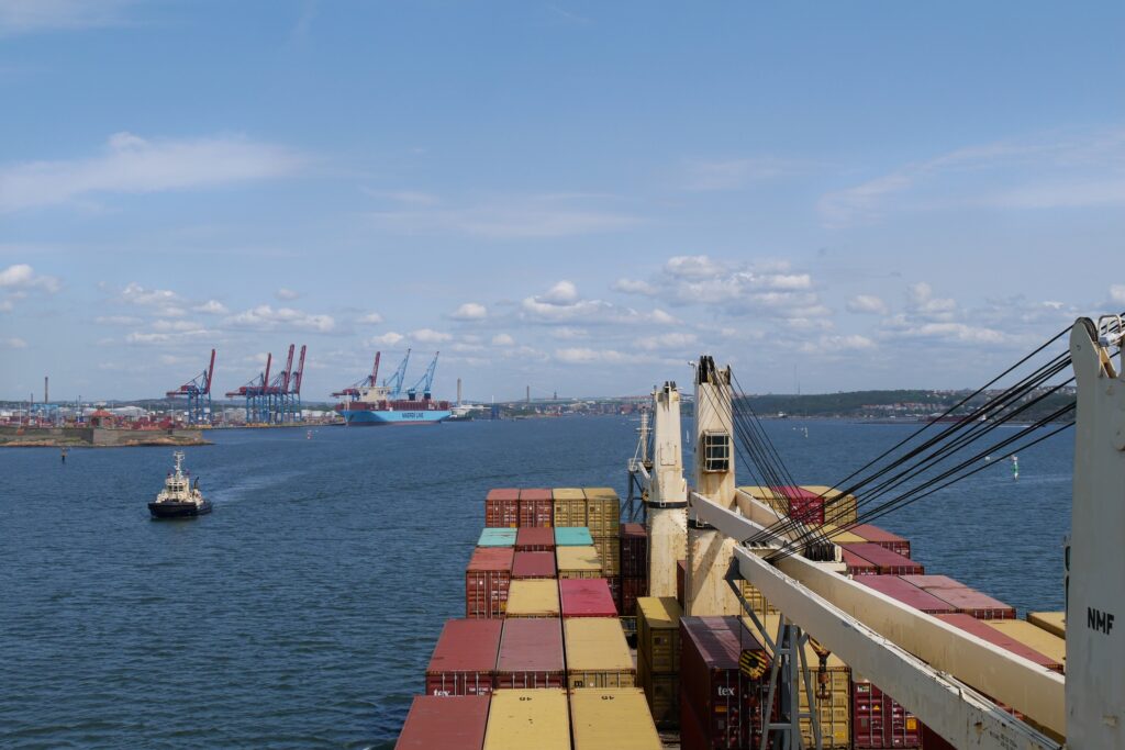 Lotsning Göteborgs hamn Foto: Sjöfartsverket